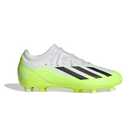 adidas X Crazyfast.3 Gras Voetbalschoenen (FG) Wit Felgeel Zwart